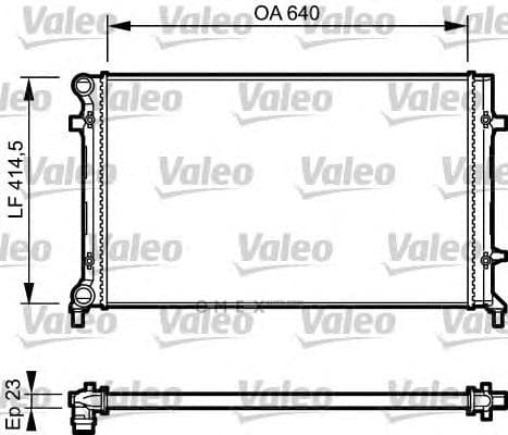 OEM RADIATOR/VW-PASSAT/JETTA/A3 734332