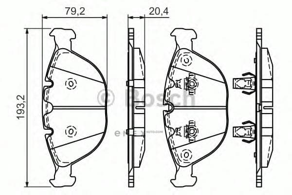 OEM Brake Lining 0986494217