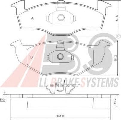 OEM PAD KIT, DISC BRAKE 36970