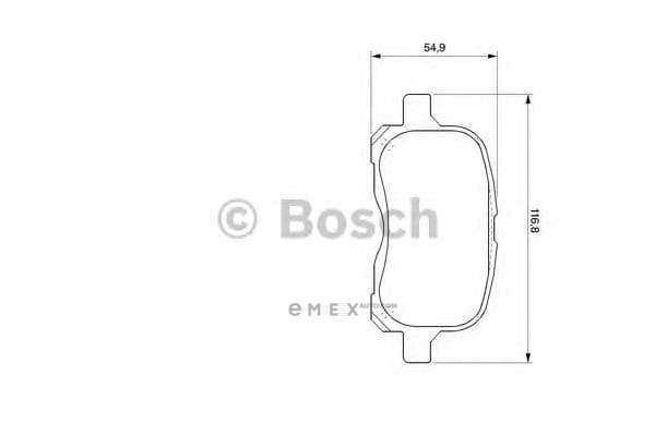 OEM BREMSBELAG 0986424692