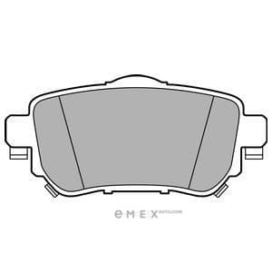 OEM PAD KIT, DISC BRAKE LP3145