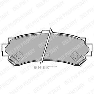 OEM BRAKE PAD AXLE SET LP1012