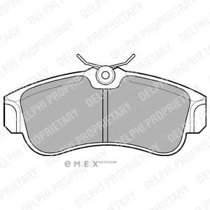 OEM BRAKE PAD AXLE SET LP616