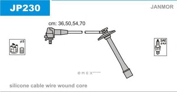 OEM WIRES FOR SPARK PLUGS JP230