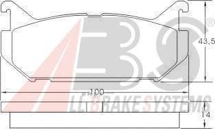 OEM PAD KIT, DISC BRAKE 36796