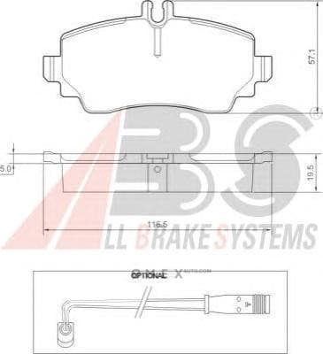 OEM Brake Pads/ABS 37336