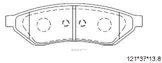 OEM BRAKE PAD KD9726