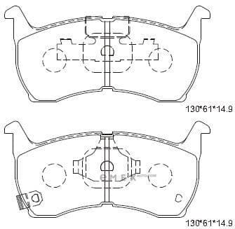 OEM BRAKE PAD KD3793