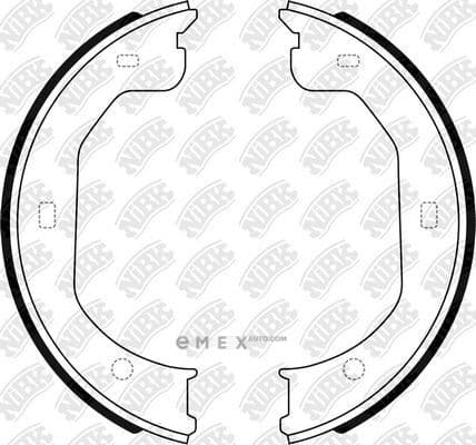 OEM SHOE KIT, DRUM BRAKE FN0710