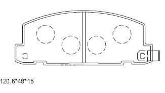 OEM PAD KIT, DISC BRAKE KD4726