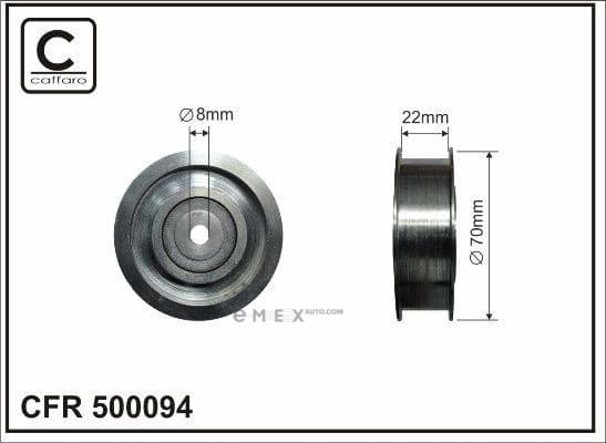 OEM TENSIONER ASSY, PULLEY 500094