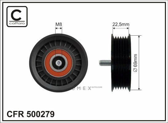 OEM PULLEY ROLLER ASSY 500279