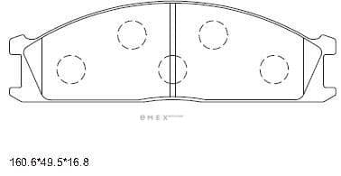 OEM BRAKE PAD KD1792