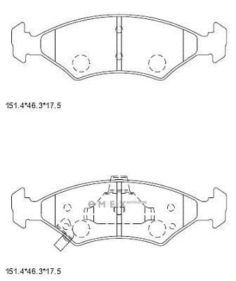 OEM BRAKE PAD KD9730