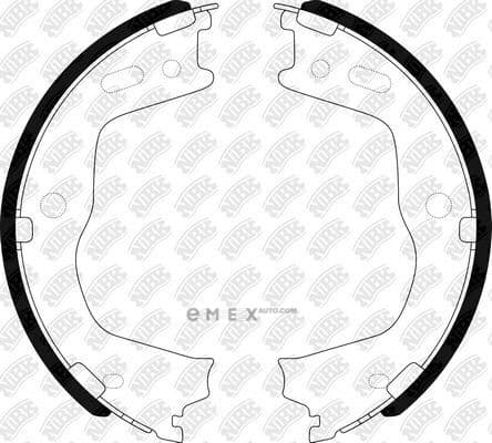 OEM SHOE KIT, DRUM BRAKE FN0666