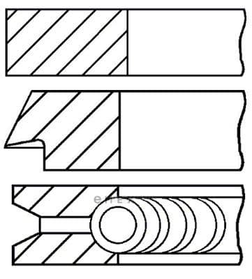 OEM RING SET, PISTON 0842530000