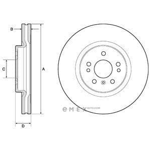 OEM BRAKE DISC (SINGLE PACK) BG9968