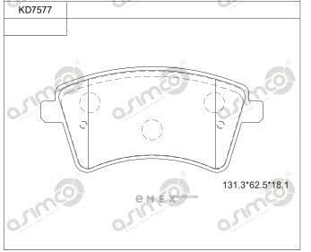 OEM BRAKE PAD KD7577