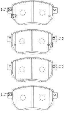 OEM BRAKE PAD NISSAN MURANO 2004-2008 FR B1N079