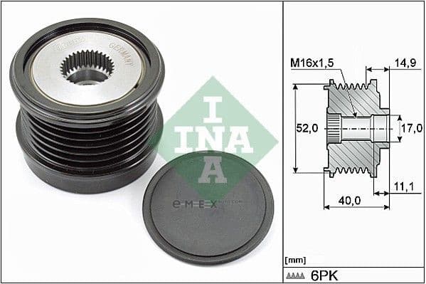 OEM PULLEY ASSY, ALTERNATOR 535029310