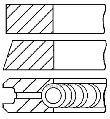 OEM RING, SNAP TYPE METAL 0811610700