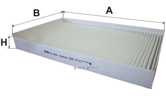 OEM FILTER ASSY, CABIN AIR K9079