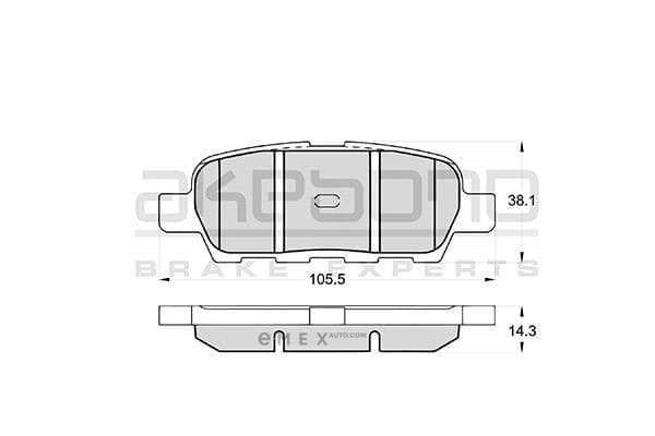 OEM PAD KIT, DISC BRAKE AN654WK