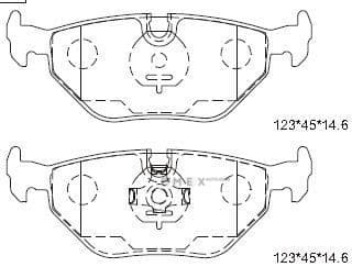 OEM BRAKE PAD KD6737