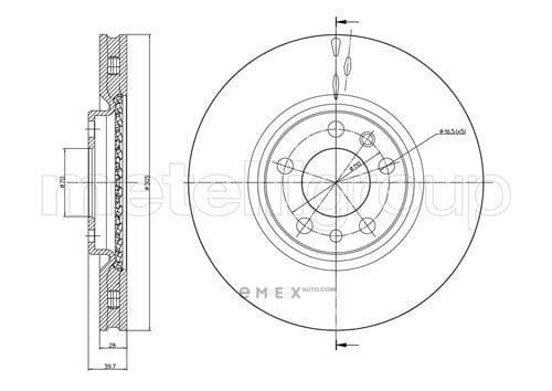 OEM BRAKE ROTOR 230861C