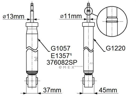 OEM SHOCK ABSORBER G1220