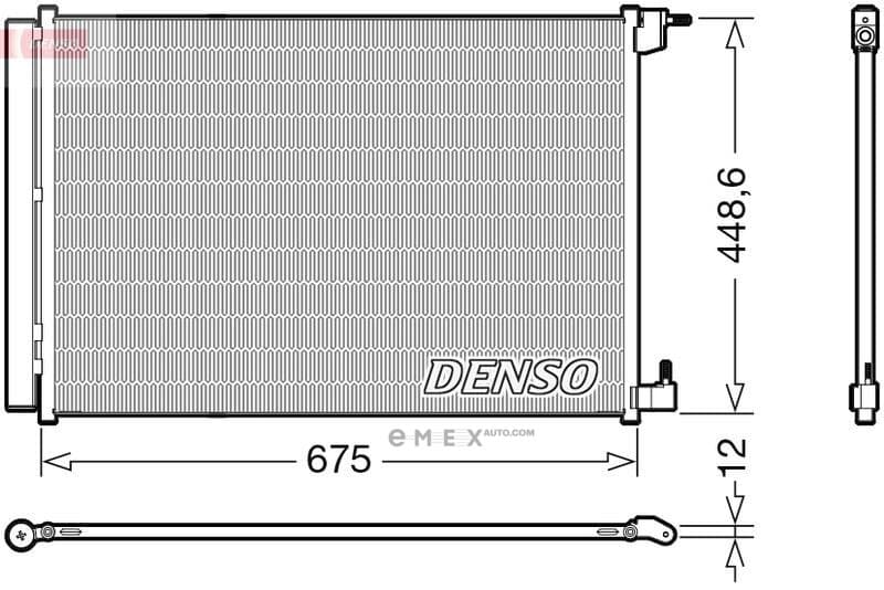 OEM RADIATOR ASSY, ENGINE COOLANT DCN17060