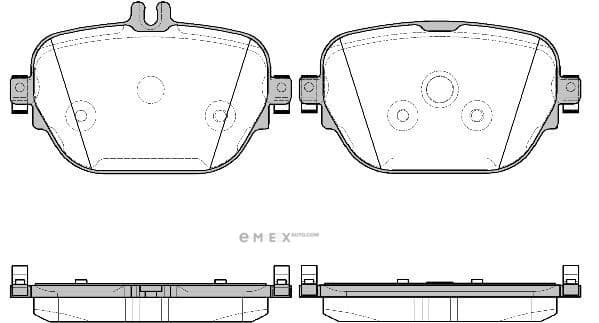 OEM PAD KIT, DISC BRAKE 172508