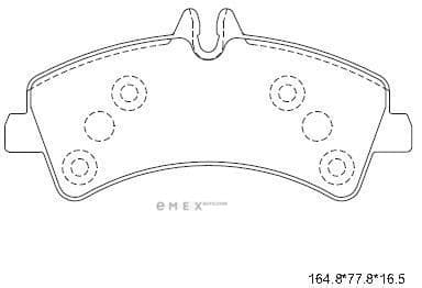 OEM BRAKE PAD KD7548