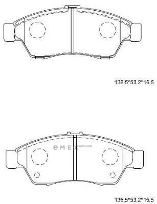 OEM BRAKE PAD KD3395