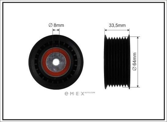 OEM PULLEY ROLLER ASSY 500035