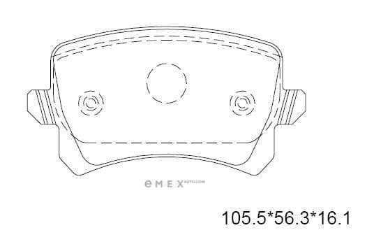 OEM BRAKE PAD KD7579