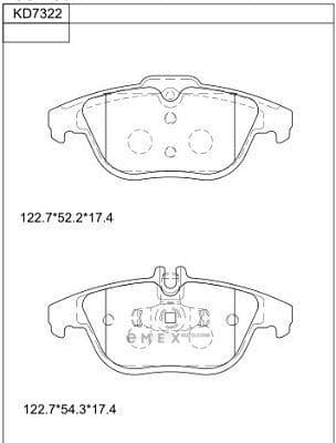 OEM BRAKE PAD KD7322