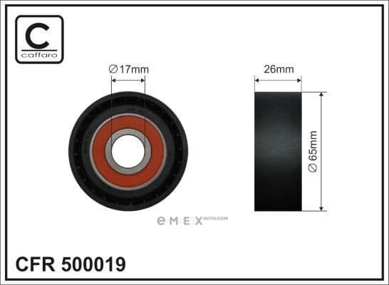 OEM PULLEY ROLLER ASSY 500019