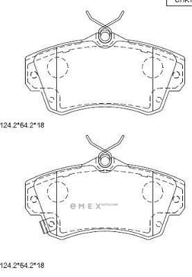 OEM BRAKE PAD KD6778