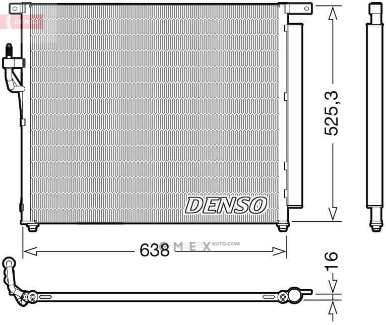 OEM RADIATOR ASSY, A/C DCN10049