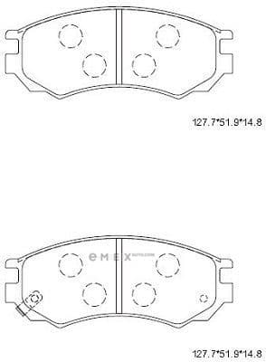 OEM BRAKE PAD KD1768