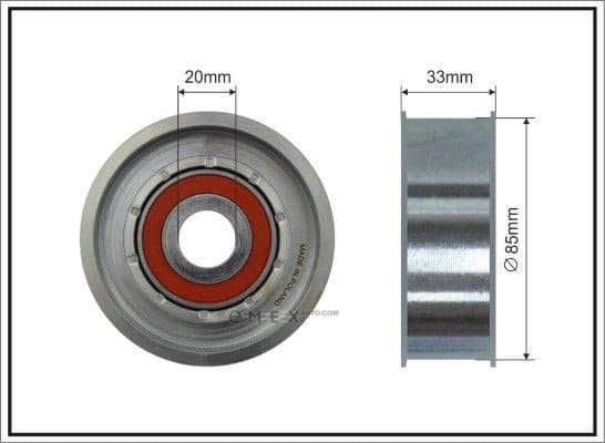 OEM BEARING, GEARBOX 500100