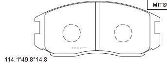 OEM PAD KIT, DISC BRAKE KD4718