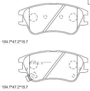 OEM BRAKE PAD KD9724