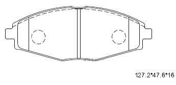 OEM BRAKE PAD KD0701