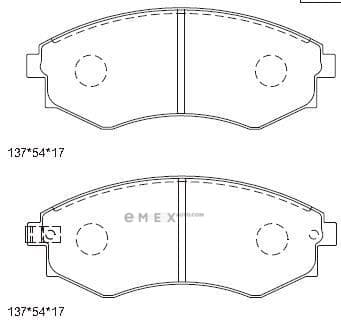 OEM BRAKE PAD KD9713