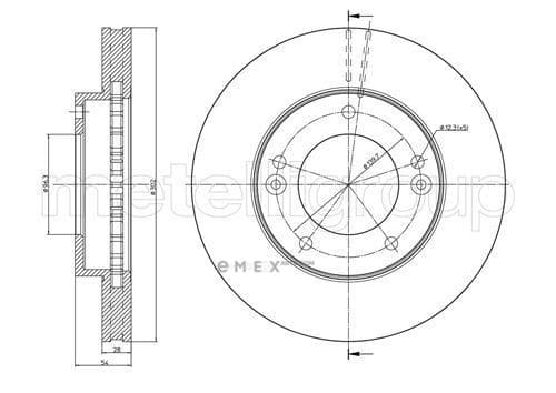 OEM BRAKE ROTOR 230776C