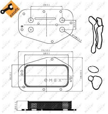 OEM OIL COOLER ASSY 31314