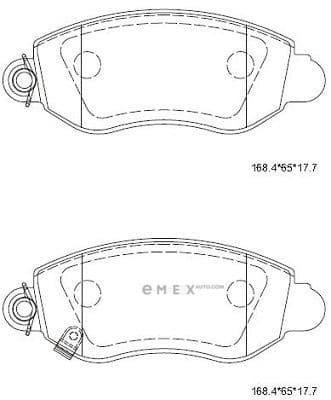 OEM BRAKE PAD KD6791