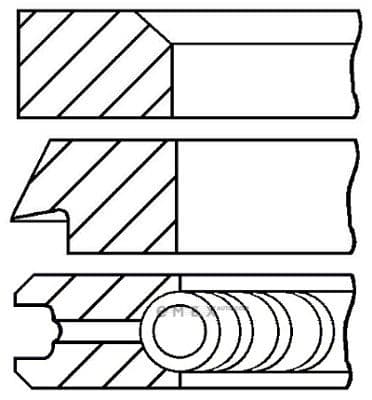 OEM RING SET, PISTON 0842770000